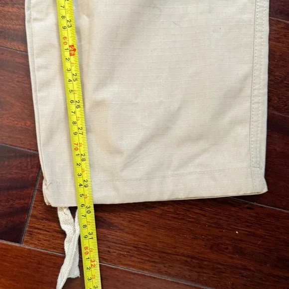Carhartt WIP Hooded Sweat‎ Theory Ripstop Cargo Pants Tan Sz XL Utility Grunge